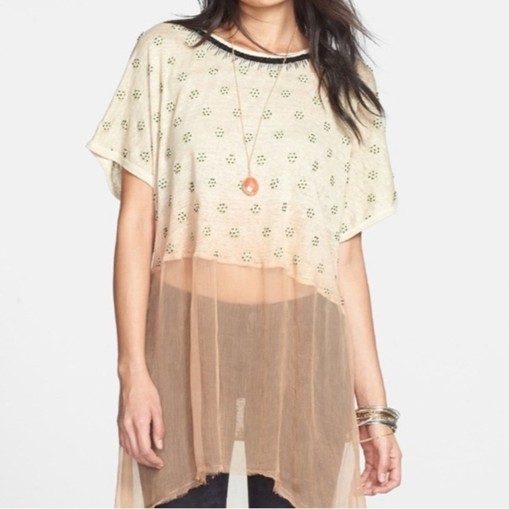 Free People Diamond Dip Dye Tunic